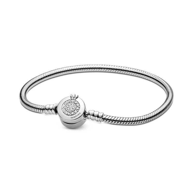 Silver bracelet Pandora TS550001 width 3 mm