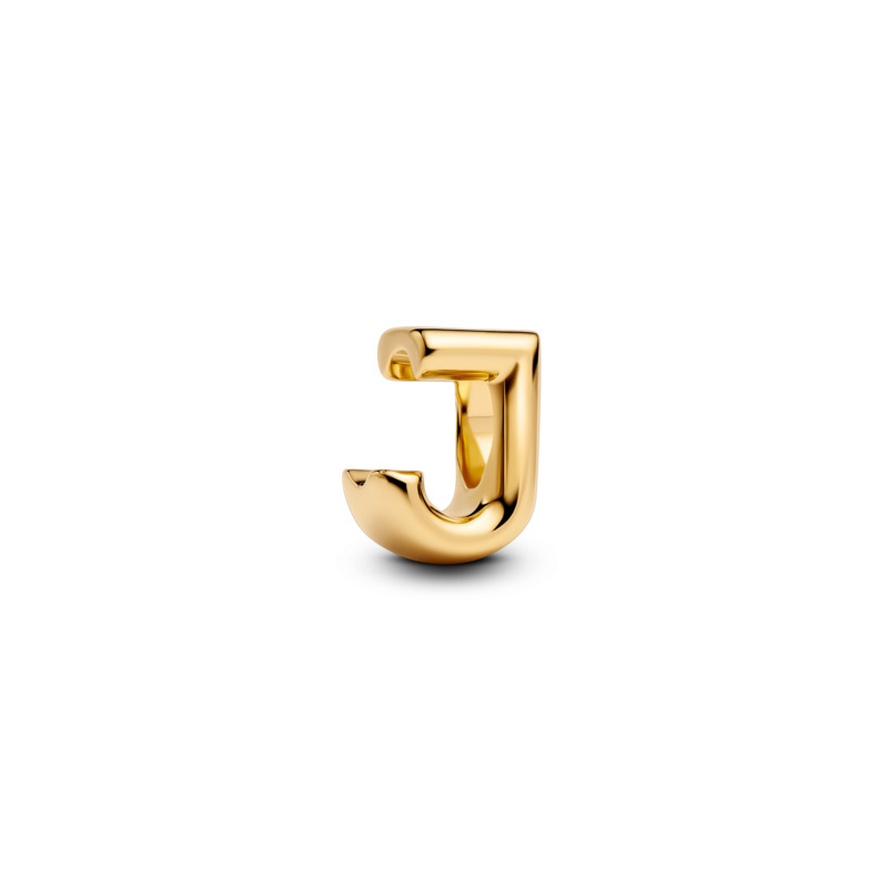 Charm argent lettre J main image 1