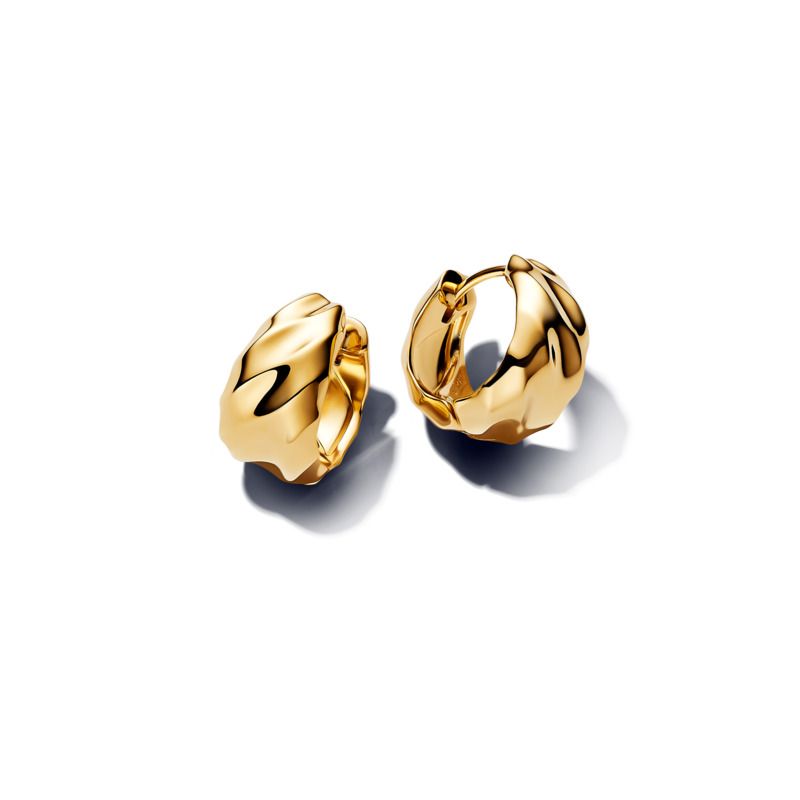 Rippled Hoop Earrings