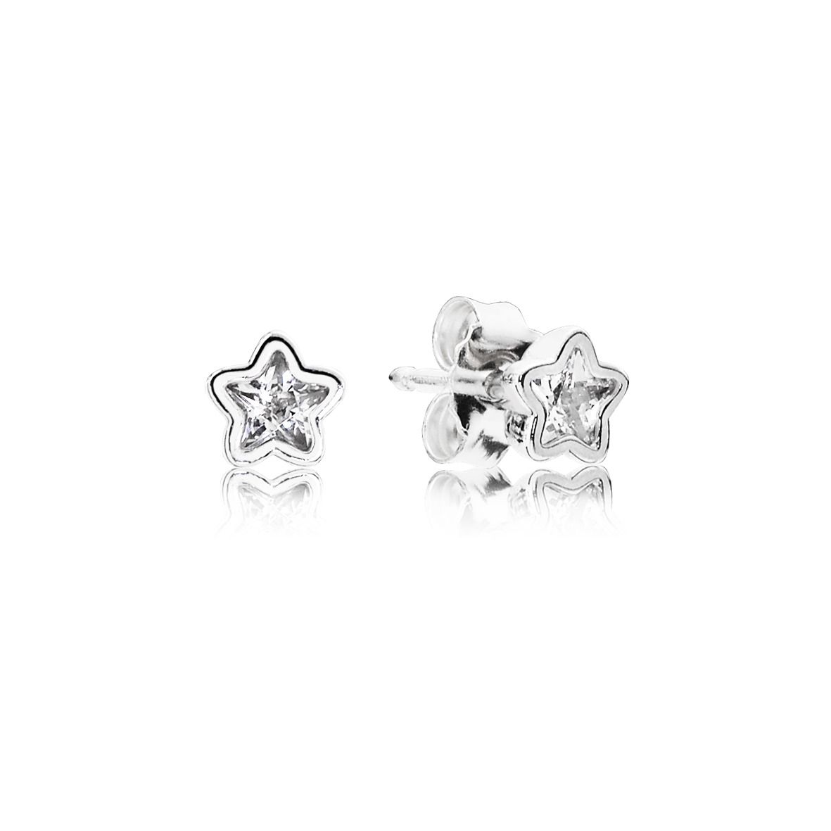 Sparkling Star Stud Earrings