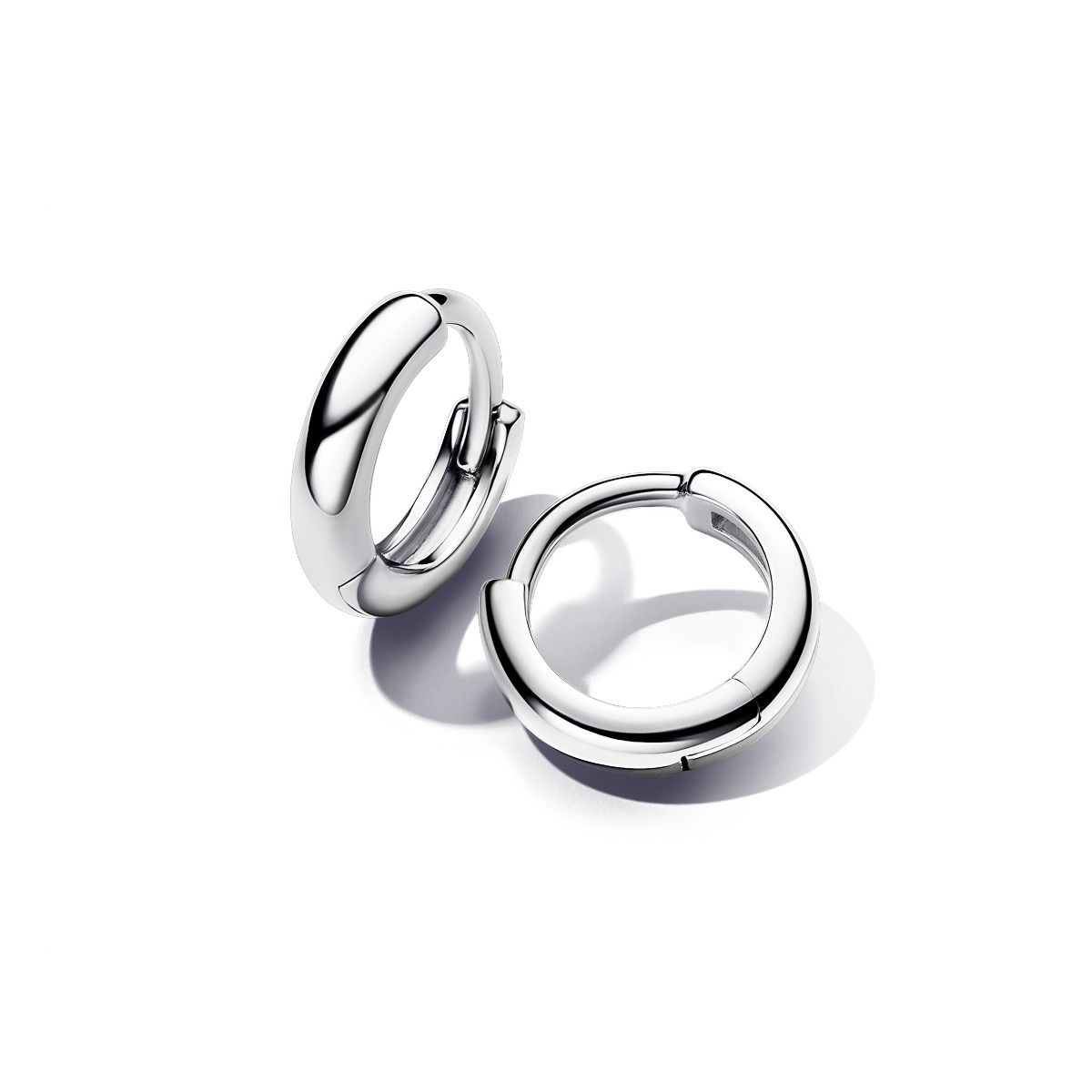 Round Huggie Hoop  Earrings