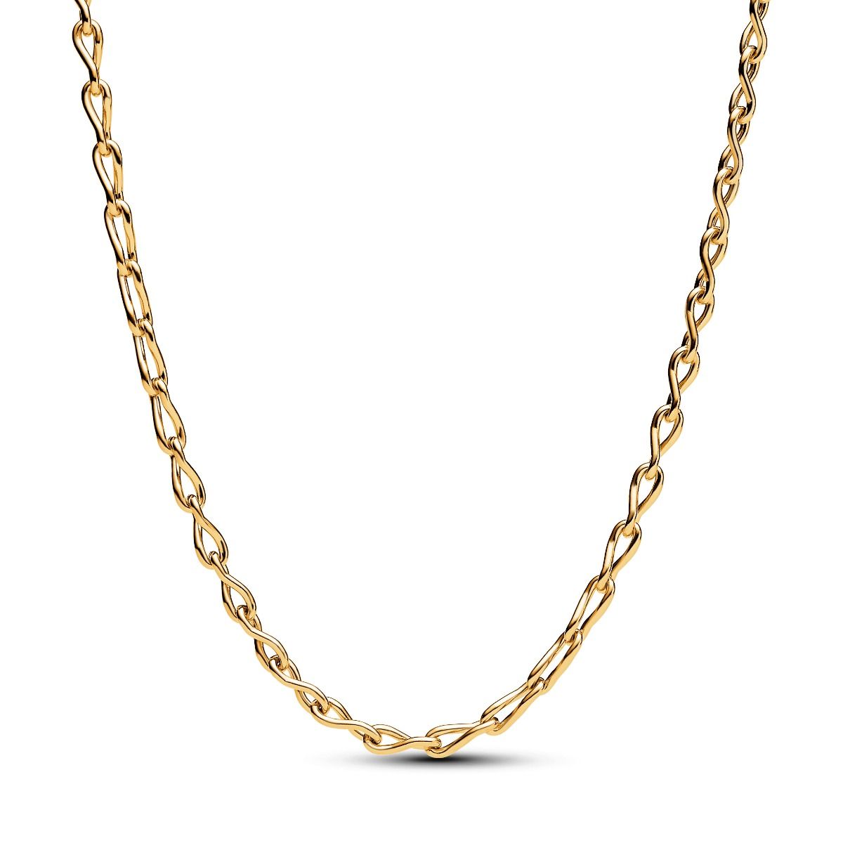 Infinity Chain Necklace 14k gold-plated