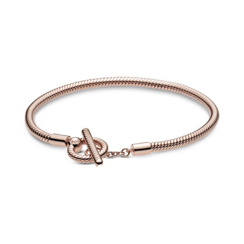 Pandora Moments T-Bar Snake Chain Bracelet