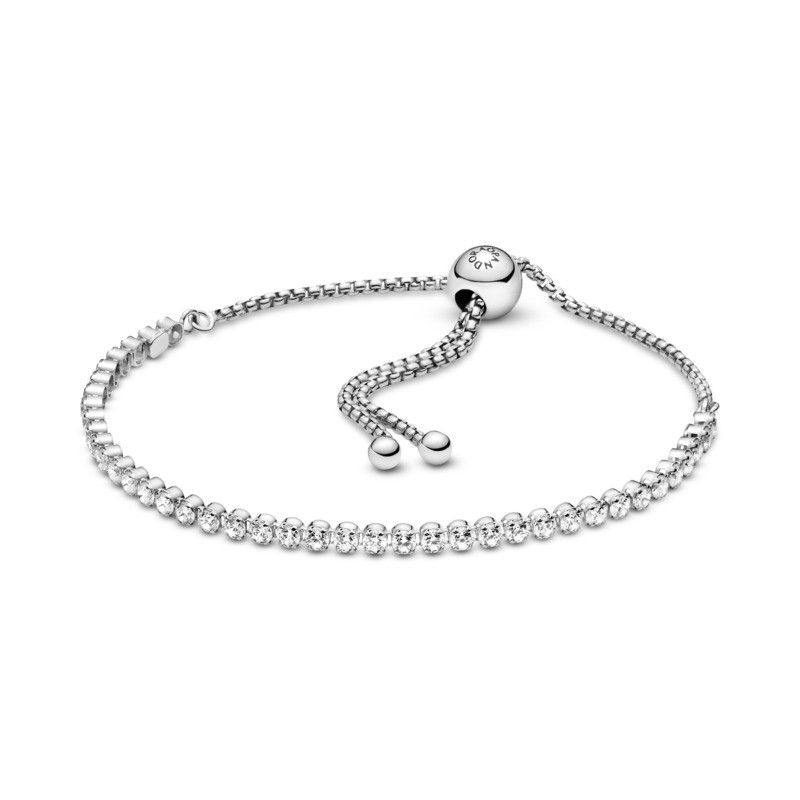 Sparkling Slider Tennis Bracelet