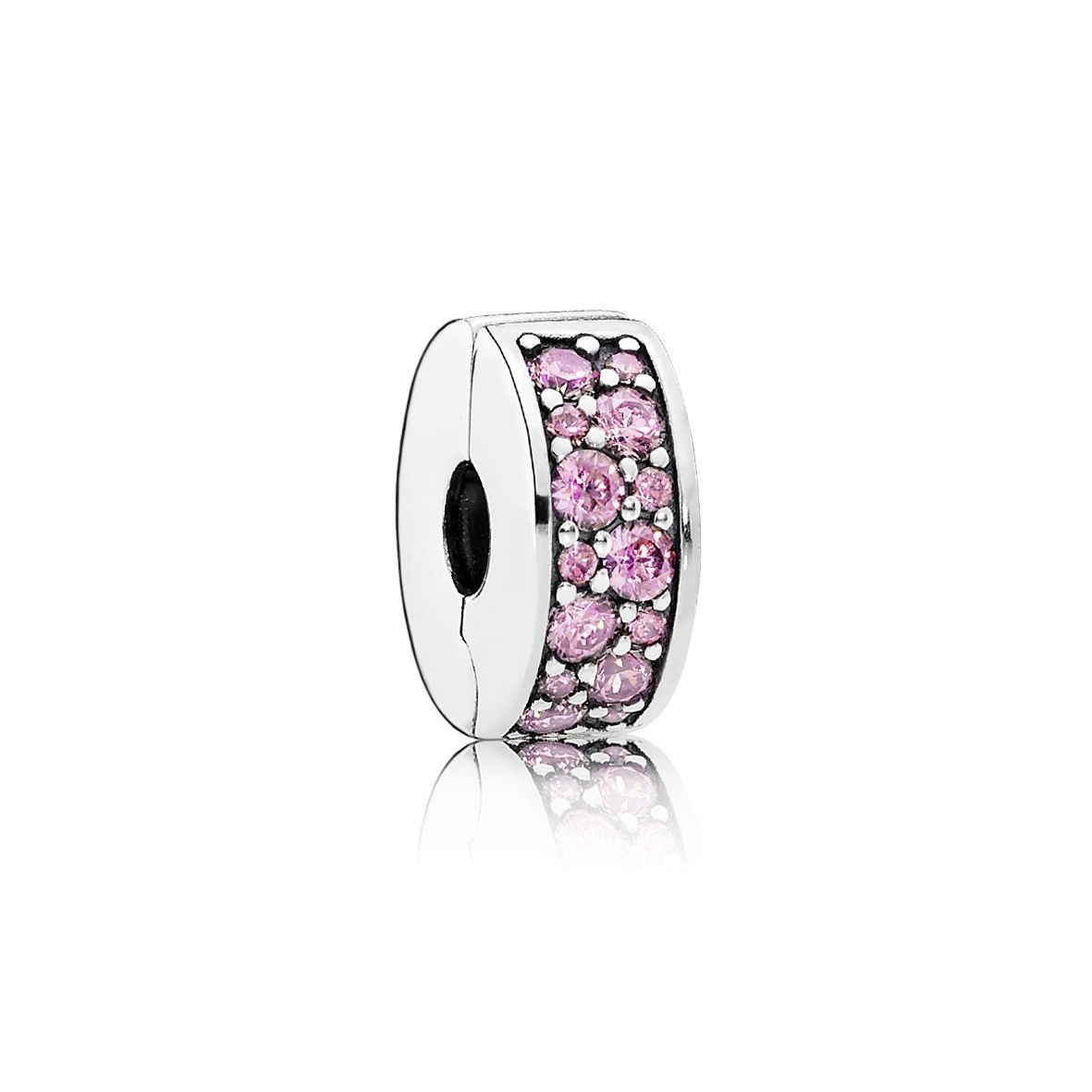 Pink Pav Clip Charm
