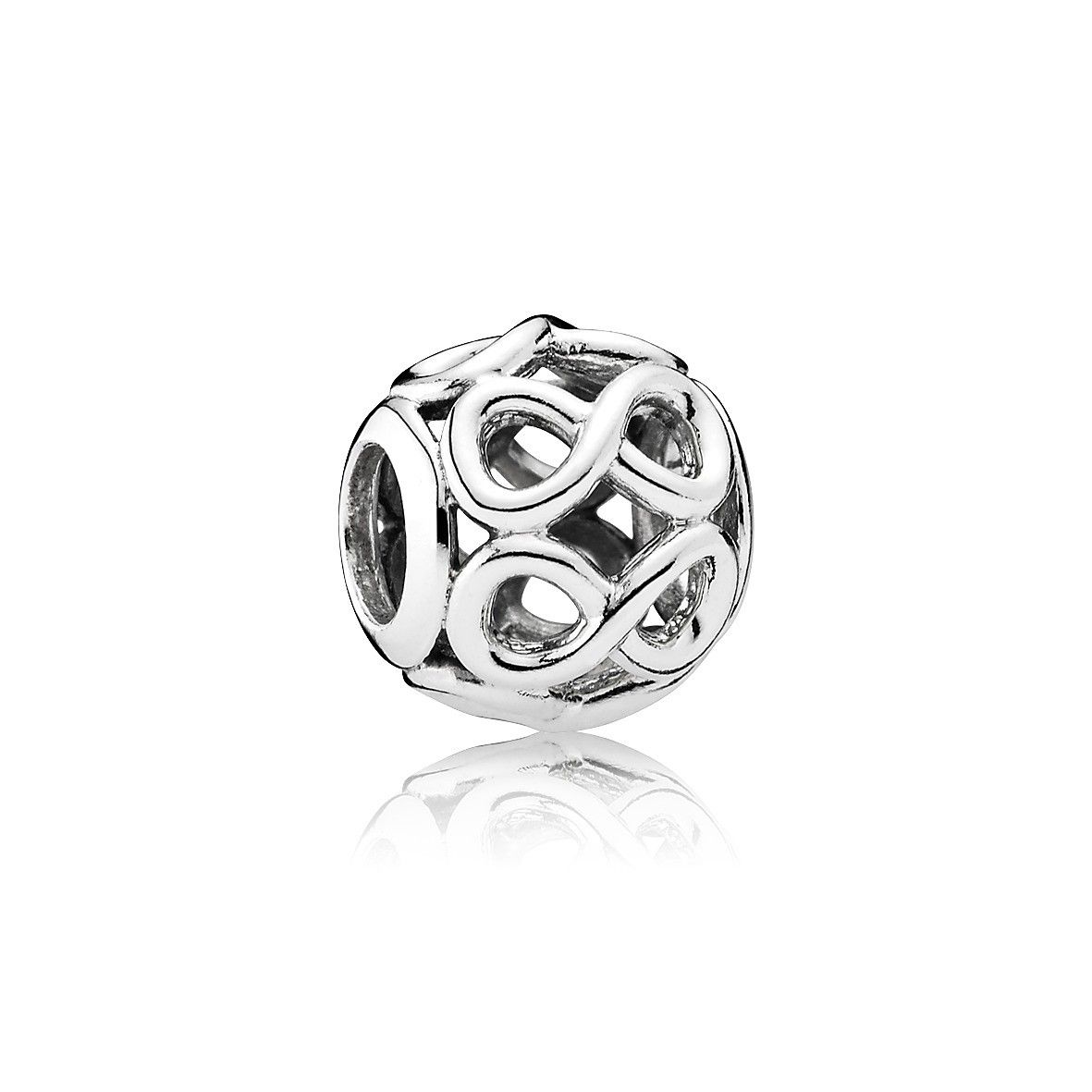 Openwork Infinity Charm