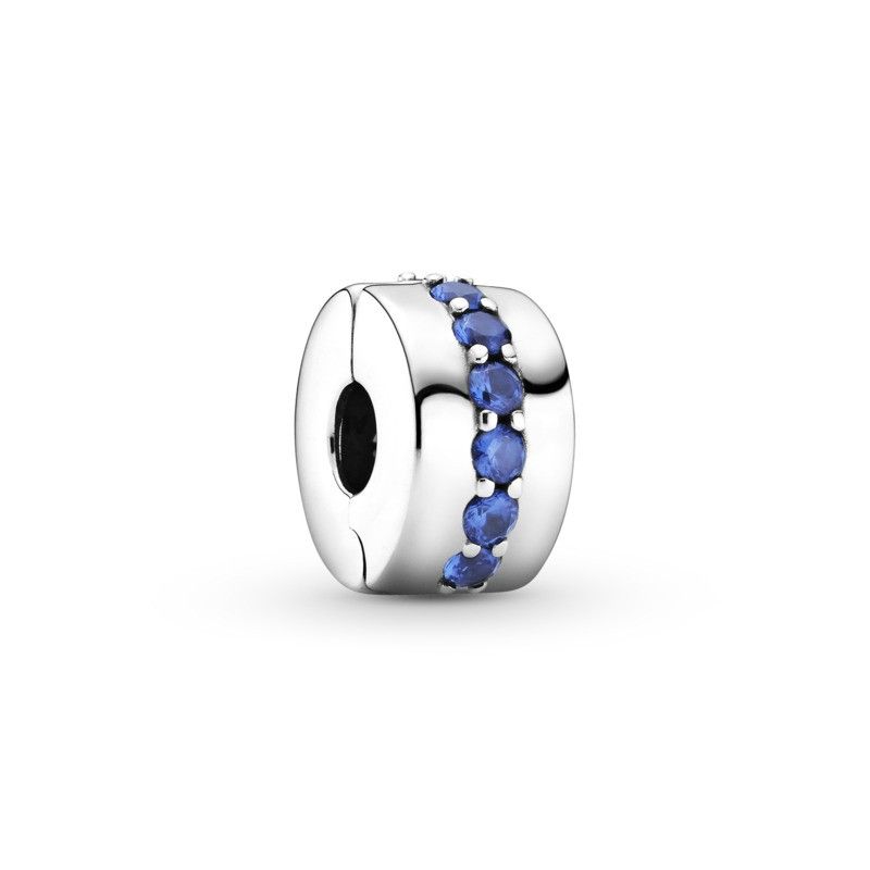 Blue Sparkle Clip Charm