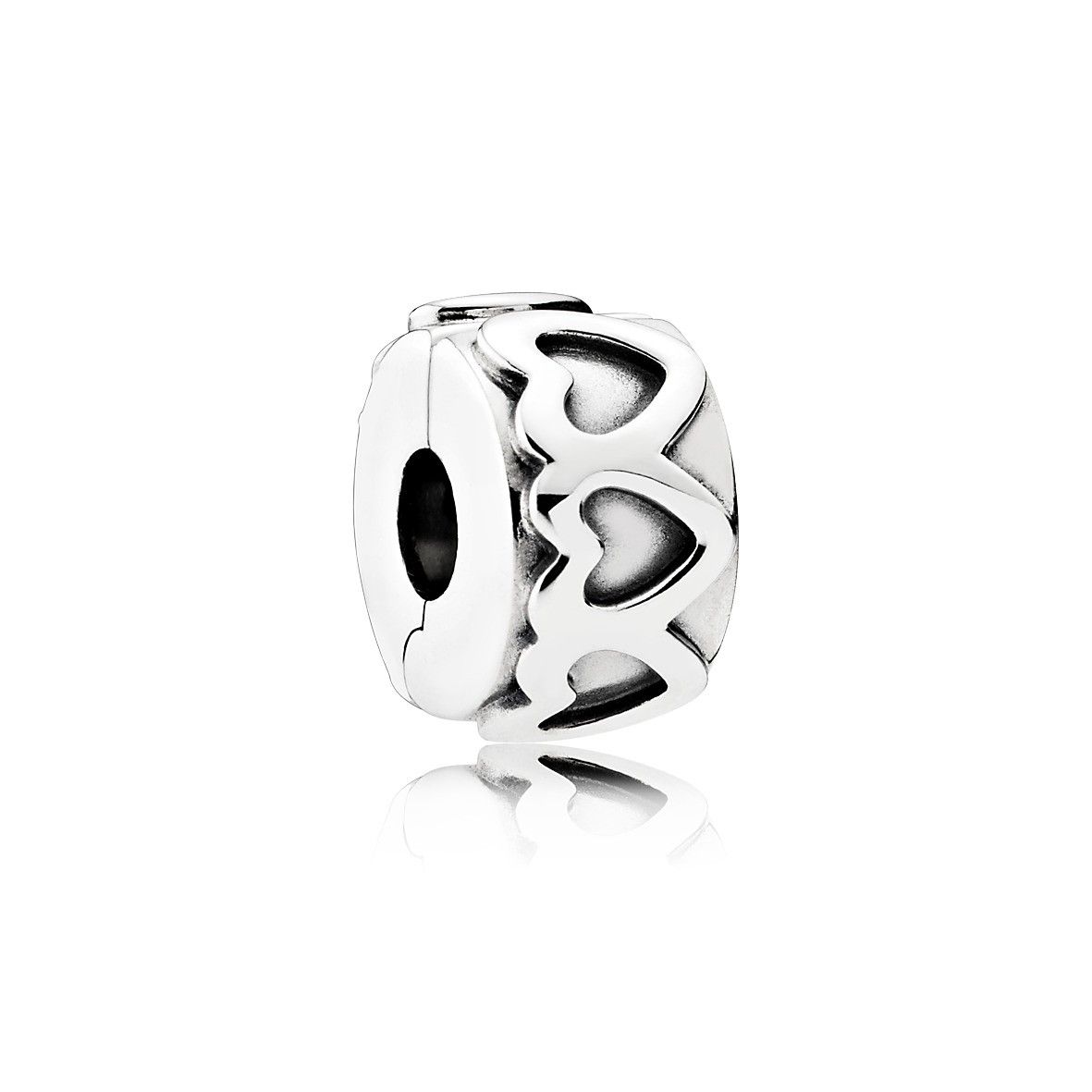 Band of Hearts Clip Charm