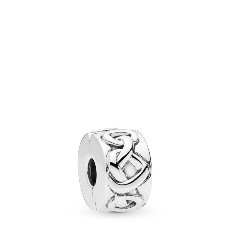 Knotted Hearts Clip Charm