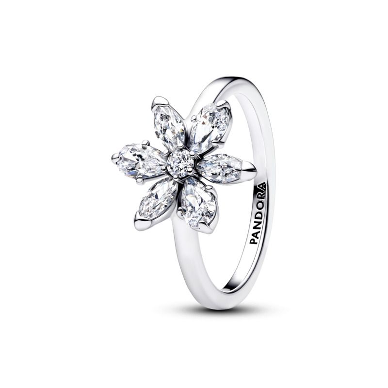 Herbarium Sparkling Flower Cocktail Ring
