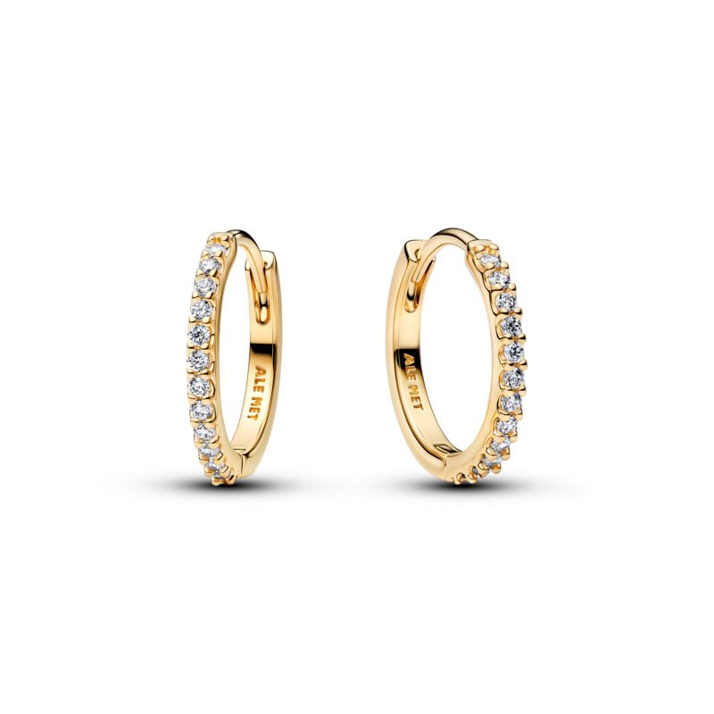 Sparkling Mini Hoop Earrings