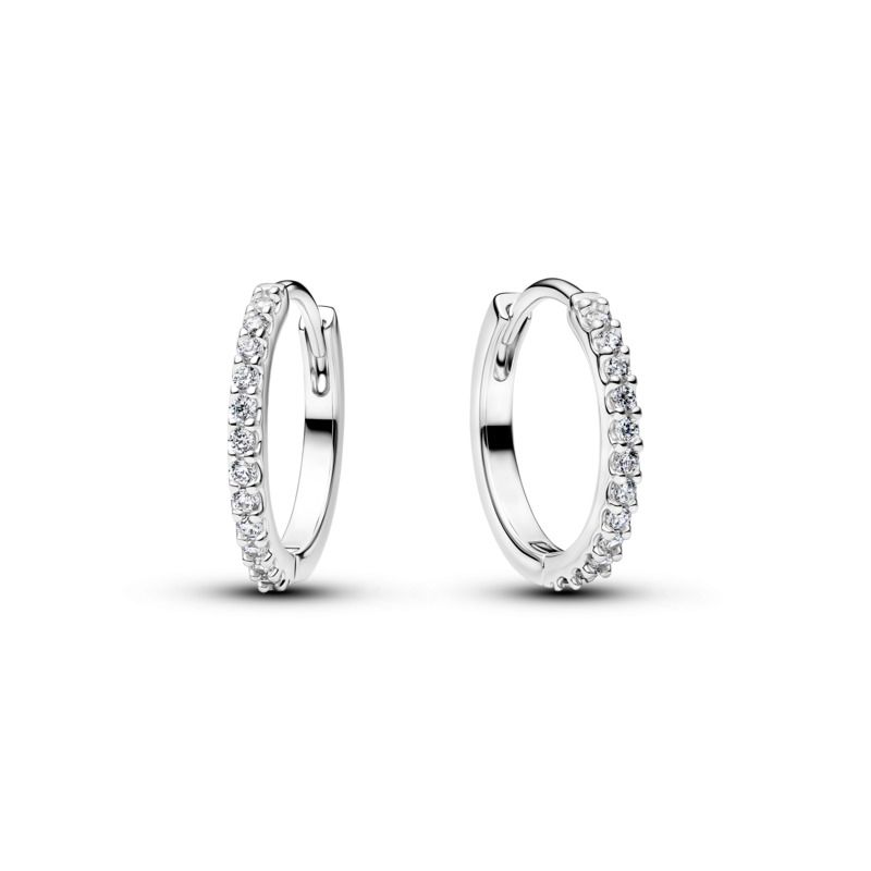 Sparkling Mini Hoop Earrings
