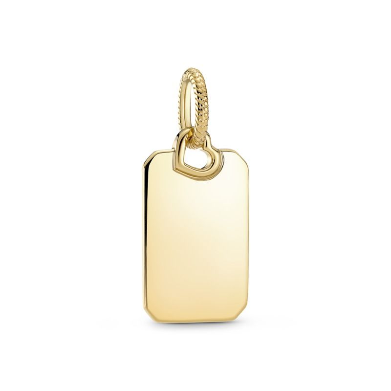 Engravable Rectangle Tag Pendant