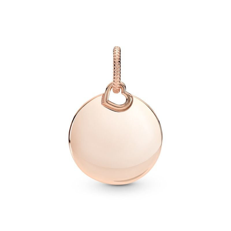 Engravable Round Tag Pendant