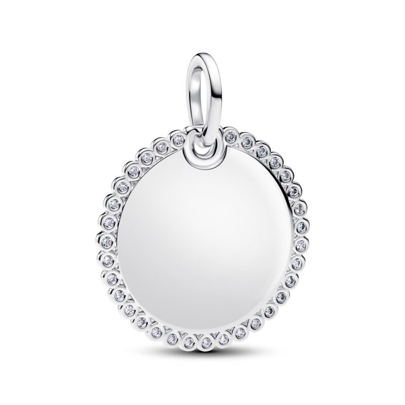 Engravable Round Tag Pendant