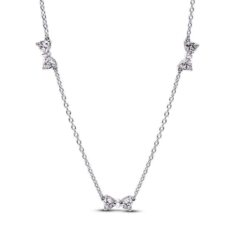 Bow Station Chain Necklace