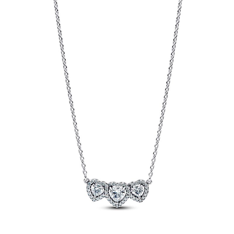 Halo Heart Trilogy Collier Necklace