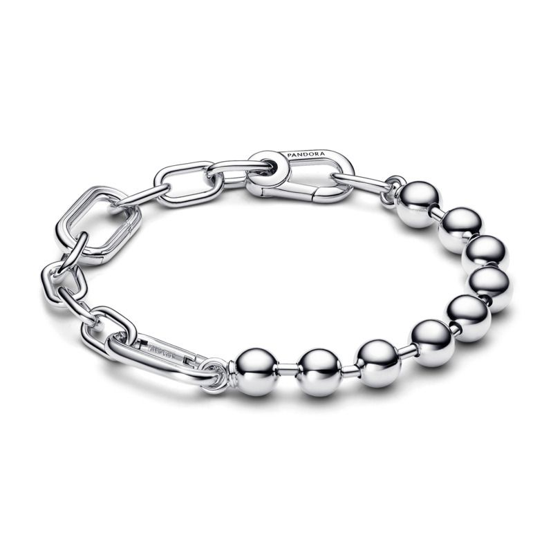 Pandora ME Metal Bead & Link Chain Bracelet