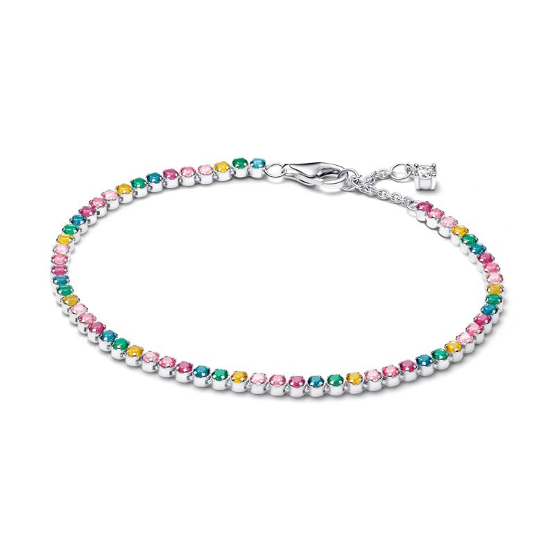 Rainbow Tennis Bracelet