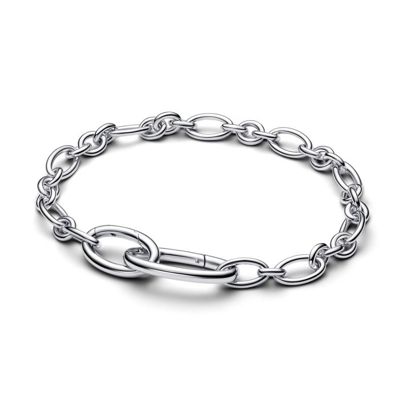 Openable Oval Link Chain Bracelet