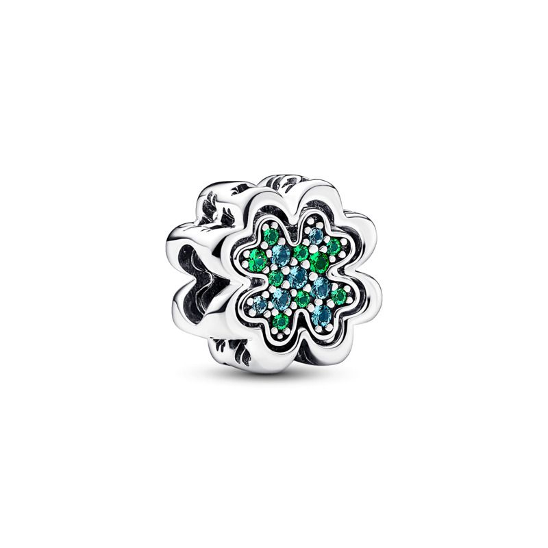  Splittable Four Leaf Clover Charm