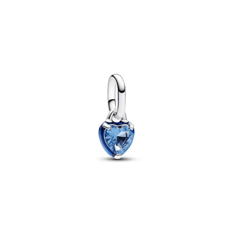  Pandora ME Blue Chakra Heart Mini Dangle Charm