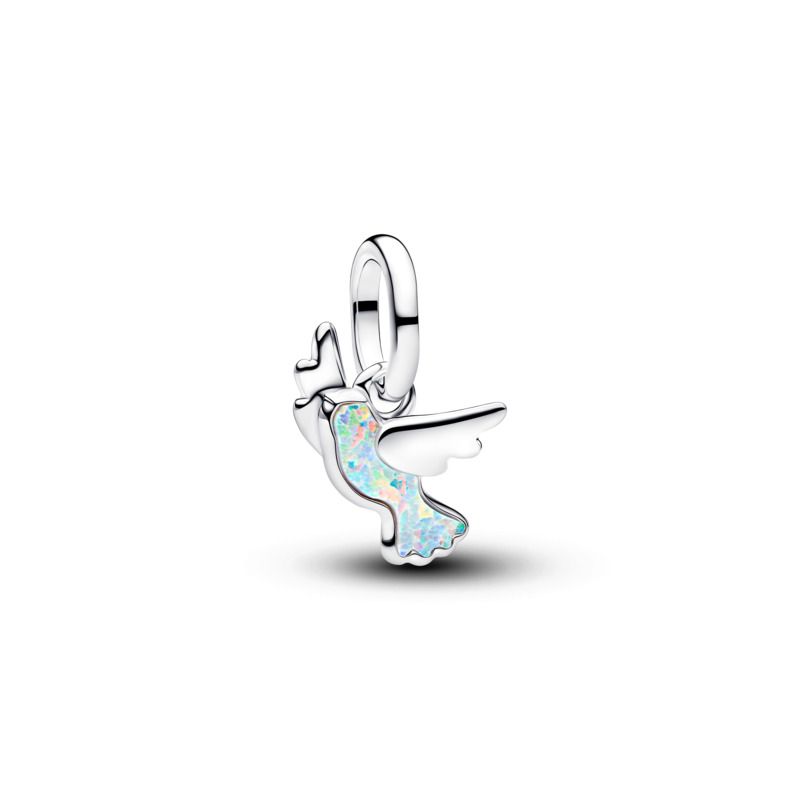 White Dove Mini Dangle Charm