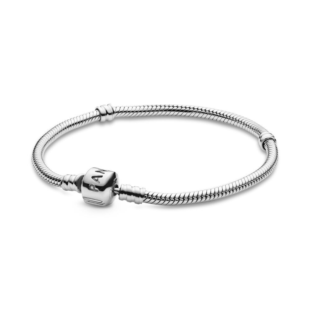 Barrel Clasp Snake Chain Bracelet