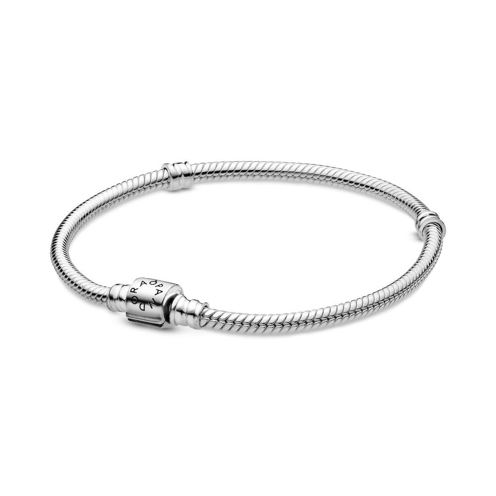 Barrel Clasp Snake Chain Bracelet